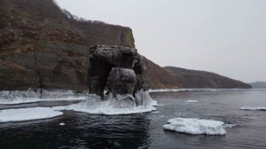 Бухта Круглая, кекур Табуретка Нептуна, поселок Дунай