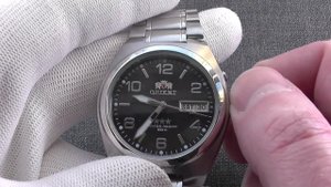 Orient 3 stars 46943 military style Реставрация корпуса и браслета часов Orient