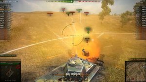 Е-50М Раздает и таранит.