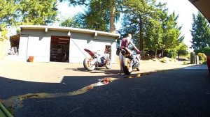 2005 cbr600rr Scorpion Exhaust Vs. 2009 cbr1000rr Toce Exhaust