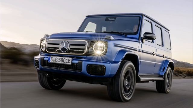 новый электрический Mercedes G 580 смотреть онлайн