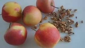 Яблочный пирог. Apfel- Walnuss- Kuchen. Маринкины творинки