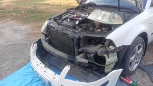 Замена лампы ближнего света пассат б5 +