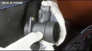 14 Замена датчика массового расхода воздуха ДМРВ