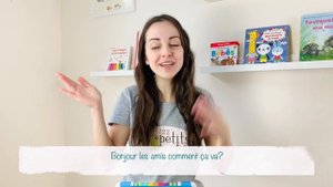 Bonjour les amis comment ça va - French children's welcome song #circletime #preschool