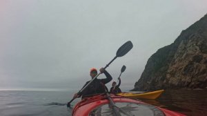 путешествие по морю на каяках (день 1) Триозёрье - Цуканова