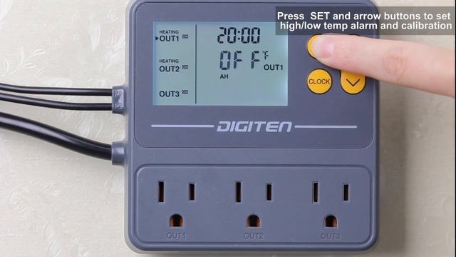 How to set TTC-1003 Day and night dimming reptile temperature controller ---operation instruction смотреть онлайн