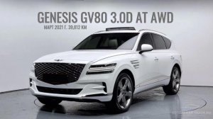 GENESIS GV80 3.0D AT AWD ИЗ КОРЕИ! ДЕТАЛИ В ОПИСАНИИ ПОД ВИДЕО!