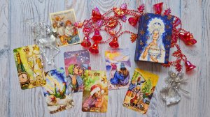 Обзор душевной НОВОГОДНЕЙ колоды ТАРО ВОЛШЕБНОЙ ЗИМЫ 🎄☃️ Автор и художник колоды Анастасия Гнатюк