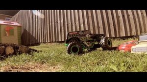 Custom Mini 1/24 RC Grave Digger! RGT / FTX Outback Mini. Monster Jam RC Truck.