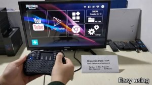 I8 backlit mini keyboard .