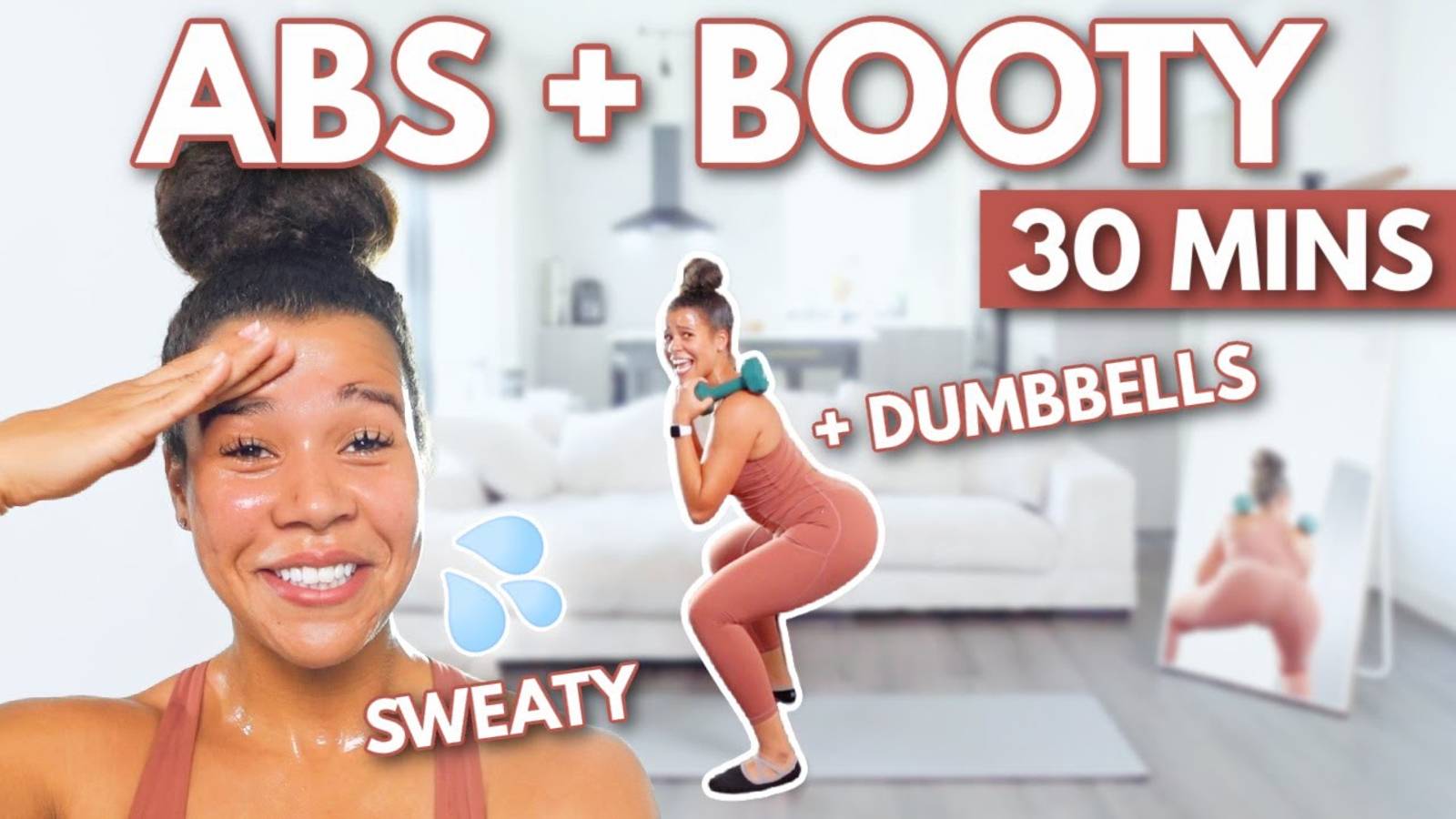 30 MIN Dumbbell Abs and Booty смотреть онлайн
