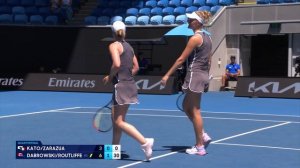 Kato/Zarazua v Dabrowski/Routliffe Highlights | Australian Open 2025 Quarterfinal