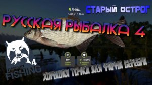 🔥РУССКАЯ РЫБАЛКА 4🎣 СТАРЫЙ ОСТРОГ👣 ТОЧКА ДЛЯ ФАРМА СЕРЕБРА💰