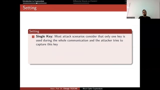 Block Cipher Cryptanalysis