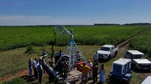 Дождевальная машина кругового типа Vodar в ООО "Сатурн-2"