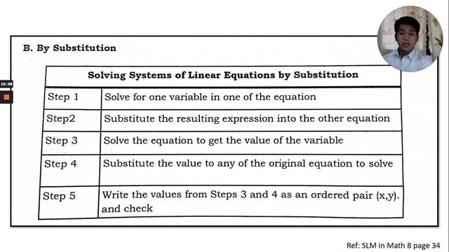 SOLVING SYSTEMS OF LINEAR EQUATION IN TWO VARIABLES смотреть онлайн