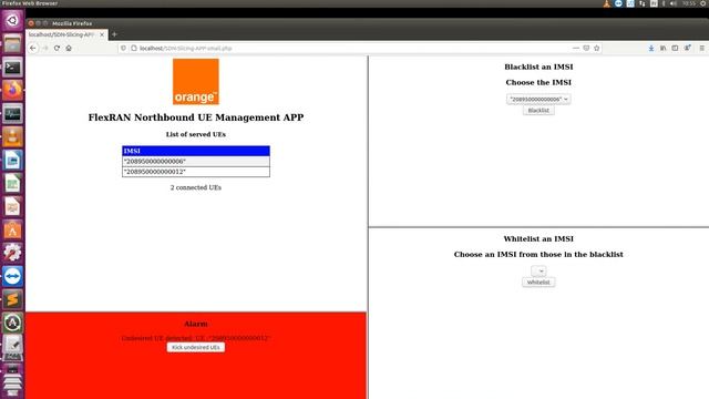 UE Monitoring app, based on the Open Air Interface platform. смотреть онлайн