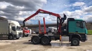 MERCEDES-BENZ - Arocs 3348 6x6 - preprava dreva