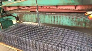 Производство сварной сетки в картах из проволоки ВР