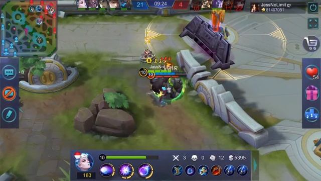 AURORA's Best Build Item MLBB, KOF New Skin Gameplay [ AURORA ] JessNoLimit - Mobile Legends
