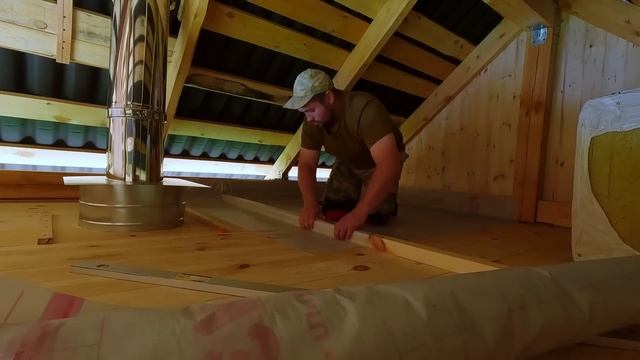 РАЗМЕРЕННАЯ ЖИЗНЬ НА ЗАИМКЕ | УТЕПЛЯЕМ ПОТОЛОК | ПРИЕХАЛИ ГОСТИ | ЗАПАСАЕМ ЗЕЛЕНЬ И ЕДИМ БАКЛАЖАНЫ