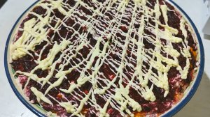 Сельдь под шубой с запеченными овощами. Это просто нечто...