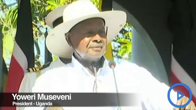 Museveni lectures journalist on where Uganda is on Earth смотреть онлайн
