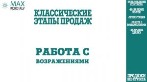 Этапы продаж