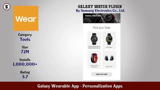 Top 10 Galaxy Wearable App Android Apps