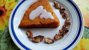 Постный морковный пирог