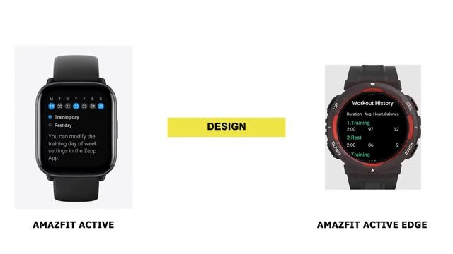 Amazfit Active vs Amazfit Active Edge