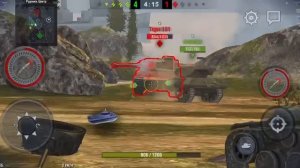 Tanks.blitz.igrok  Добиваем противника и выигрываем бой