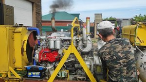 Винтовой компрессор  НВ 10 с дизельным приводом  СМД 18.   часть 6!
Финал!!!