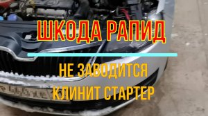 Шкода Рапид. Не заводится, клинит стартер. Замена и разборка стартера