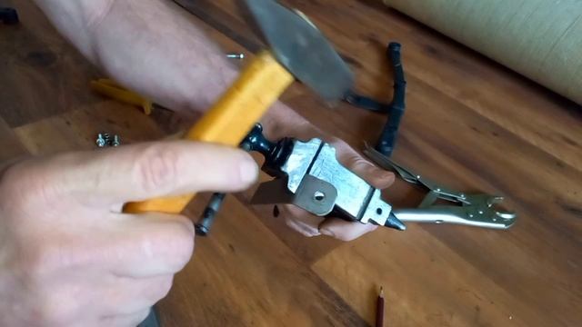Раздвижной багажник из детской коляски. Самодельный.