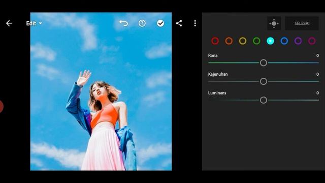 Blue Sky Preset - Lightroom Mobile Tutorial | Free Preset смотреть онлайн