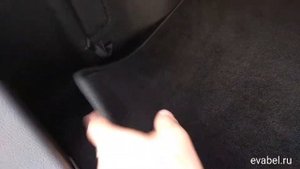 Ford Focus 3 коврик в багажник из Бельгийского ковролина/оверлок, evabel.ru
