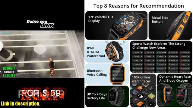 Unleash Your Adventure with the COLMI P73 Military Smartwatch! Best Waterproof Fitness Watch смотреть онлайн