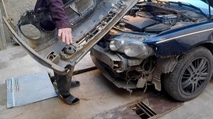 Rover 75 как я снимал бампер