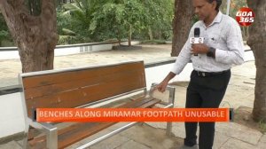 Broken Before Completion? Benches In Panjim Smart City Already Unusable || Goa365 TV