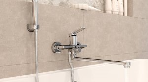 Стильный смеситель для ванной ELGHANSA арт.5313878 из латуни с поворотным изливом