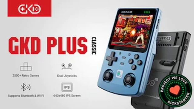 GKD Plus: The Ultimate Retro Game Console with Joystick