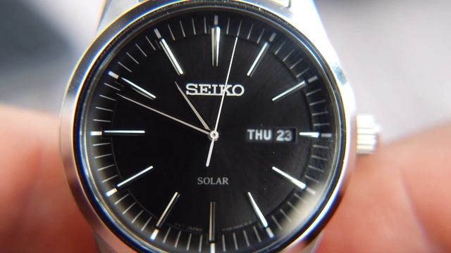 Let this affordable Seiko Solar Stunner make you happy! | SEIKO SNE527P1 watch review смотреть онлайн
