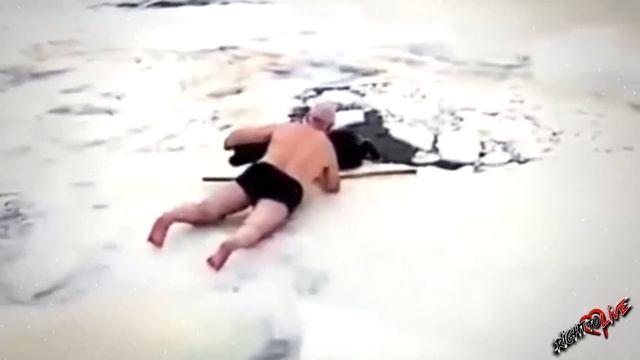 The dog fell through the ice and held on with all his might. смотреть онлайн