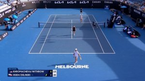 Withrow/Khromacheva v Zielinski/Hsieh Highlights | Australian Open 2025 Second Round