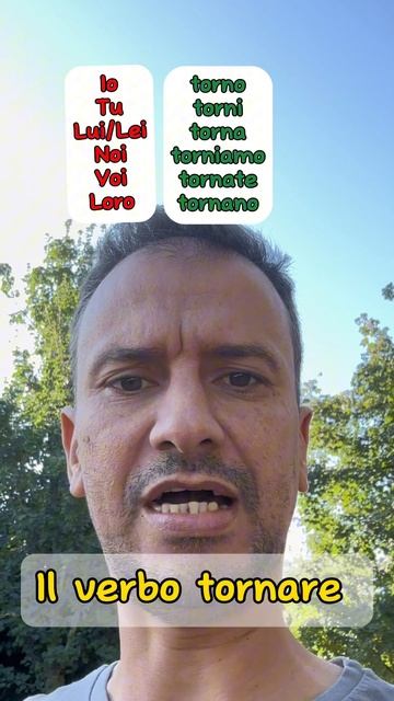 Il verbo tornare #italianlanguage #italy #lacittadinanza#imparaitaliano #lalinguaitaliana #livellob