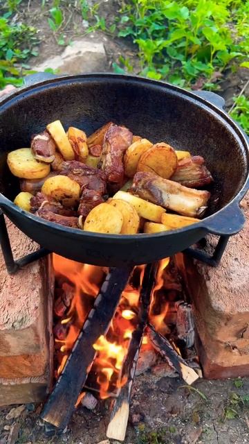 Пища богов на рыбалке  2024 beautiful russia fishing рыбалка еда cooking asmr  природа