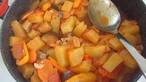 Овощное рагу с рисом