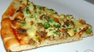 Пицца с вешенками